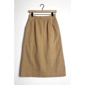 VINTAGE Camel Hair Skirt